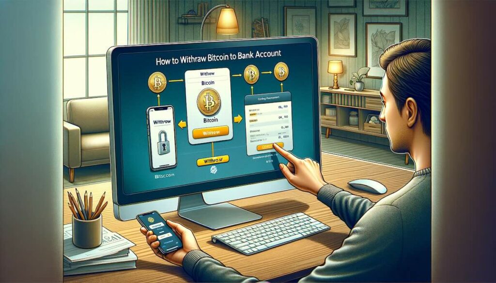 withdraw bitcoin to bank account